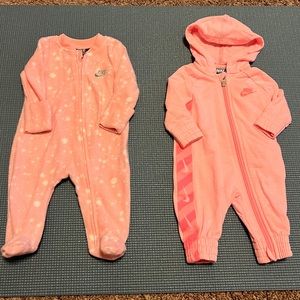 Newborn EUC Nike Sleeper + Jumpsuit